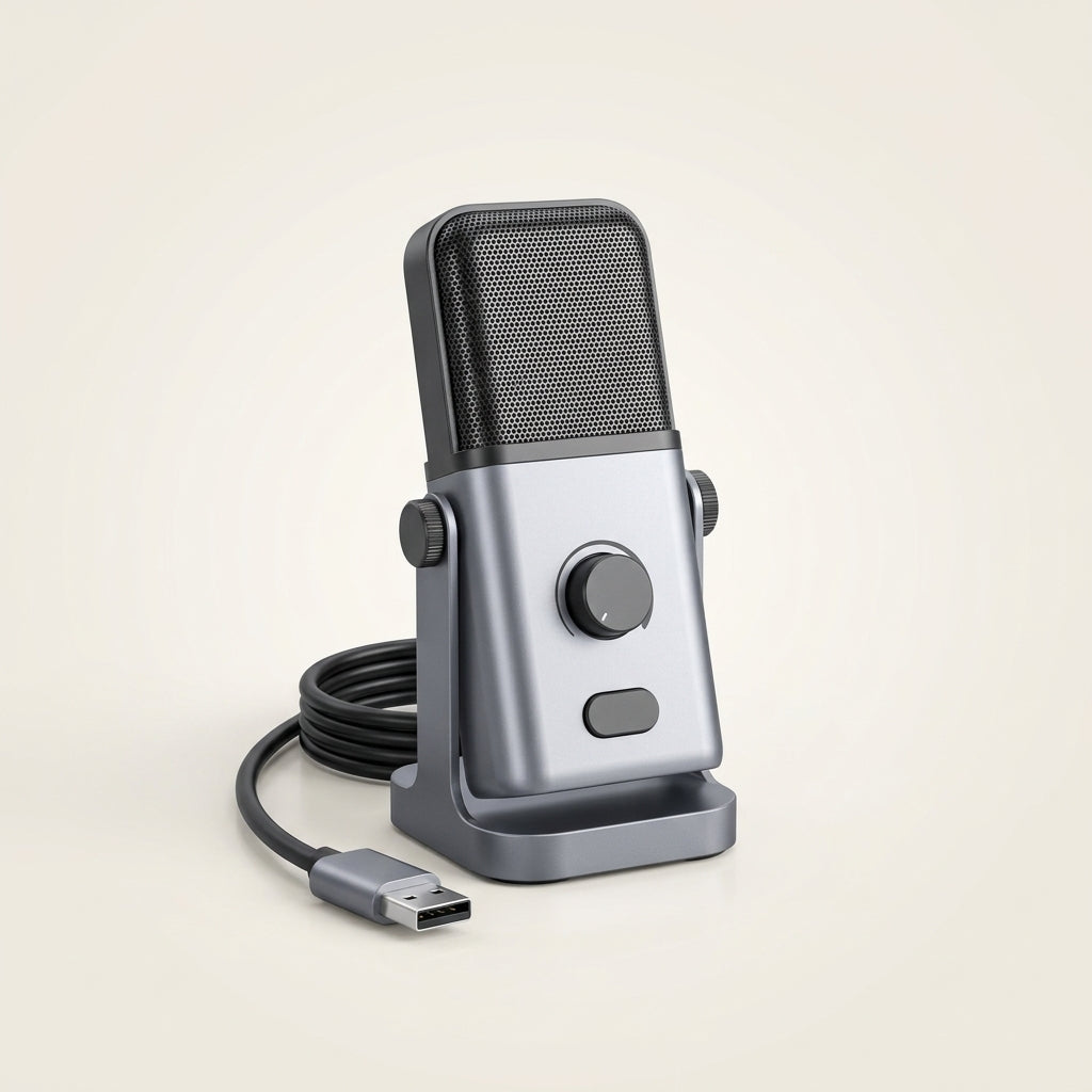 Lorvixen™ VoxPod Compact USB Desktop Microphone